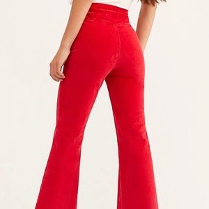 BNWT Free People Flare corduroy pants. NEVER WORN